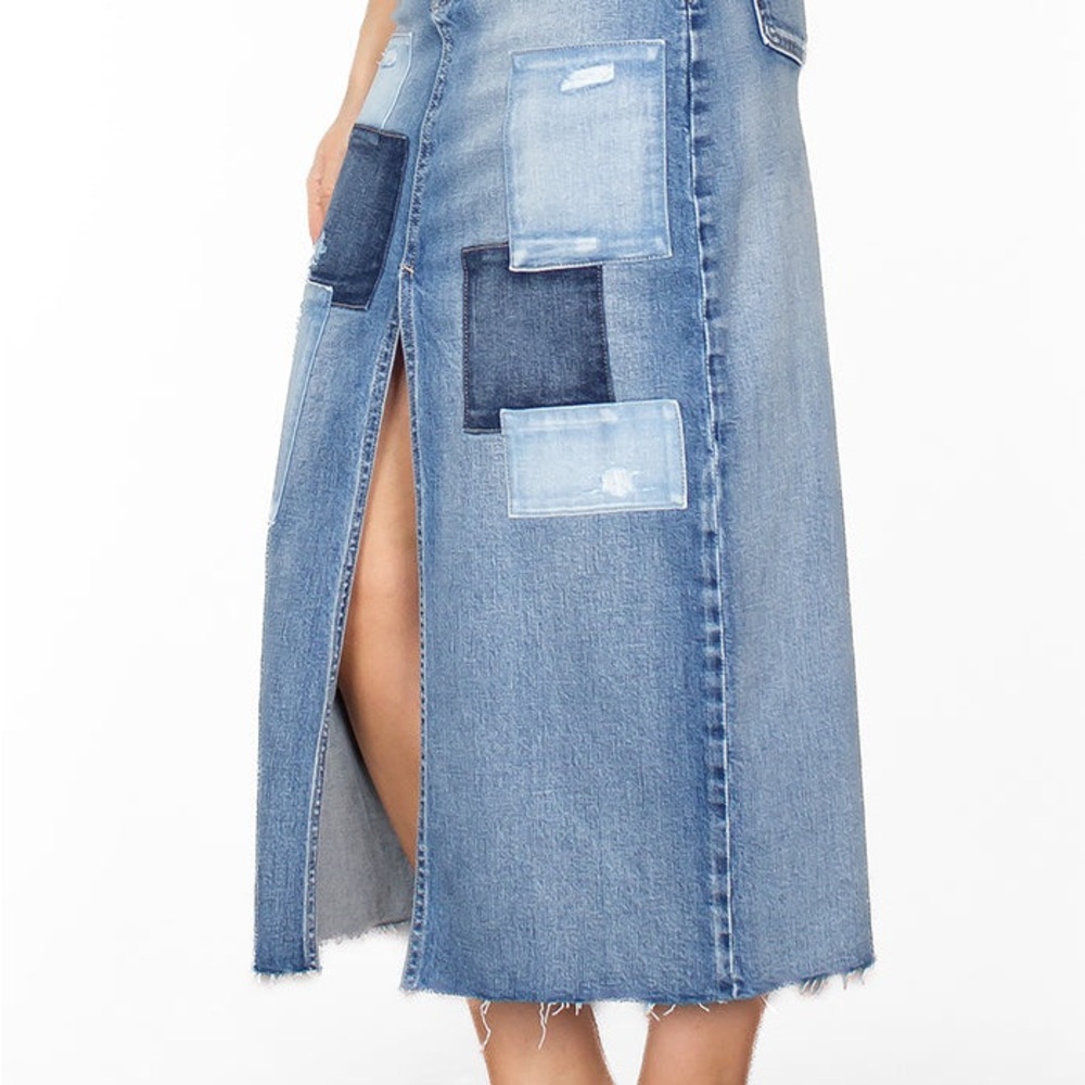 Fidelity Denim - Sparky Denim Maxi Skirt